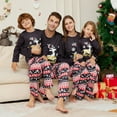 thumbnail image 1 of Popvcly Christmas Pajamas for Family Matching Family Pajamas Sets Xmas Elk Reindeer Print Family Xmas Sleepwear Set, 1 of 4
