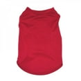 thumbnail image 1 of Popvcly Dog Shirt Solid Color Summer Pet T-Shirt Cool Puppy Shirts Breathable Dog T-Shirts Soft Breathable Puppy Sweatshirt for Small Medium Dogs Cats, Red, M, 1 of 9