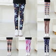 thumbnail image 1 of Popvcly Girl Leggings Kid Five-pointed Star Print Legging Tights Trousers Slim Long Pants 4-11T, 1 of 5