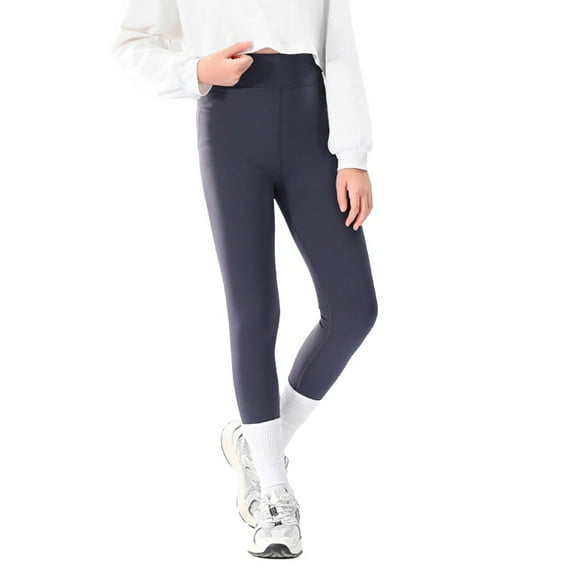 Popvcly Girls High Rise Tight Casual Active Leggings Kids Gym Workout Yoga Pant 4-10 Years