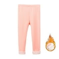 thumbnail image 1 of Popvcly Girls Winter Warm Cotton Fleece Lined Leggings Thick Thermal Tights Pants 2-11T, 1 of 8