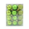 thumbnail image 1 of Popvcly Green Plastic Hanging Ball Ornaments, 24 Count (1.18"), 1 of 6
