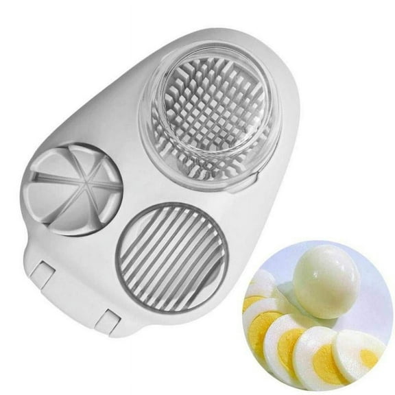 Multi-Egg Slicer 3 In 1 Eggs Slicer Cutter Wedging Eggs Slicer Multifunctional Stainless Steel Eggs Slicer Hard Boiled Eggs Slicer Tool