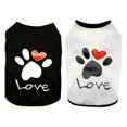 thumbnail image 1 of Popvcly Pet Dog Clothes Puppy Vest T-shirt Cute Dogs Claw Pattern Pajamas Summer Pet Clothes Dog Clothes Bottoming Shirt New, L, 1 of 9