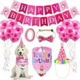 thumbnail image 1 of Popvcly Pets Happy Birthday Decoration Dog Costume Hats Bowknot Bandana Neckerchief Bibs Banners Party Cat Dog Pets Accessories, 1 of 6