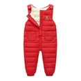 thumbnail image 1 of Popvcly Toddler Snow Pants Baby Boy Winter Clothes Fleece Lined Snowsuit Girl Overalls 6 Months-5T, 1 of 6