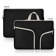 thumbnail image 1 of Popvcly Unisex Neoprene 11.6"-12.3" Laptop Sleeve Bag, Black, 1 of 8