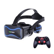 Popvcly VR Headset,3D Glasses Virtual Reality Headset for VR Games & 3D Movies, VR Headset for iPhone & Android Phone,VR Glasses Suitable for Kids and Adults
