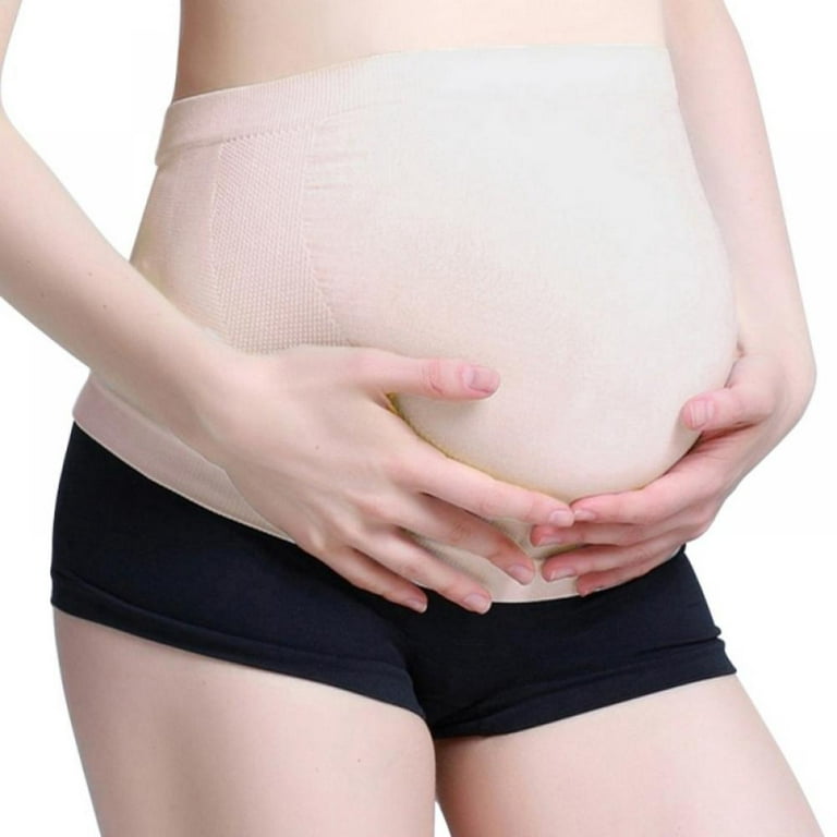 Women's Maternity High Waist Underwear Pregnancy Seamless Soft Hipster  Panties Over Bump, 1 Pack 