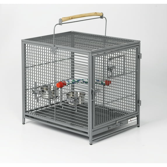 MidWest Homes for Pets, Poquito Avian Hotel-Platinum Traveling Bird Cage