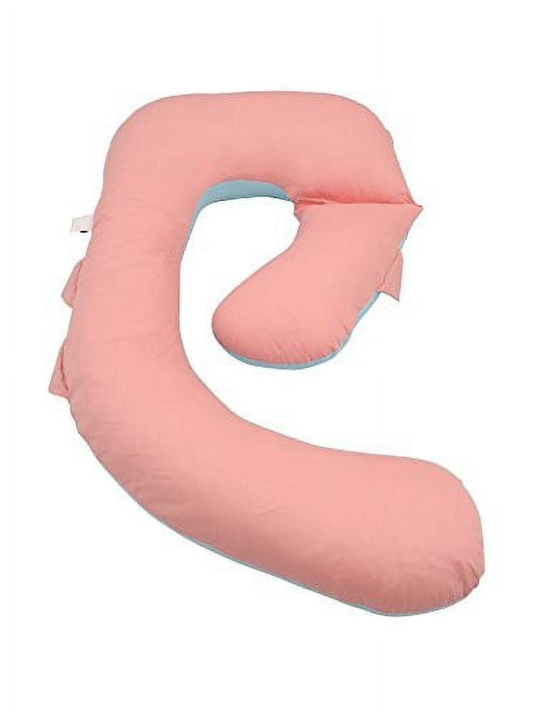 Poraty Total Body Hypoallergenic Pillow J Shaped With Detachable