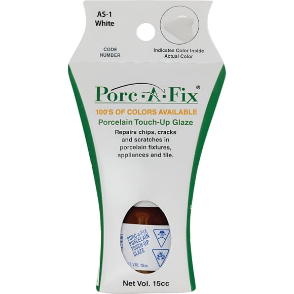 Porc-a-Fix Porcelain Touch-Up Kit for American Standard - White - 15cc — Residential Use, Standard Application