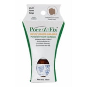 Porc-a-Fix Porcelain Touch-Up Repair Glaze Kit - Quick Drying, Enamel - Beige, 1/2 Ounce