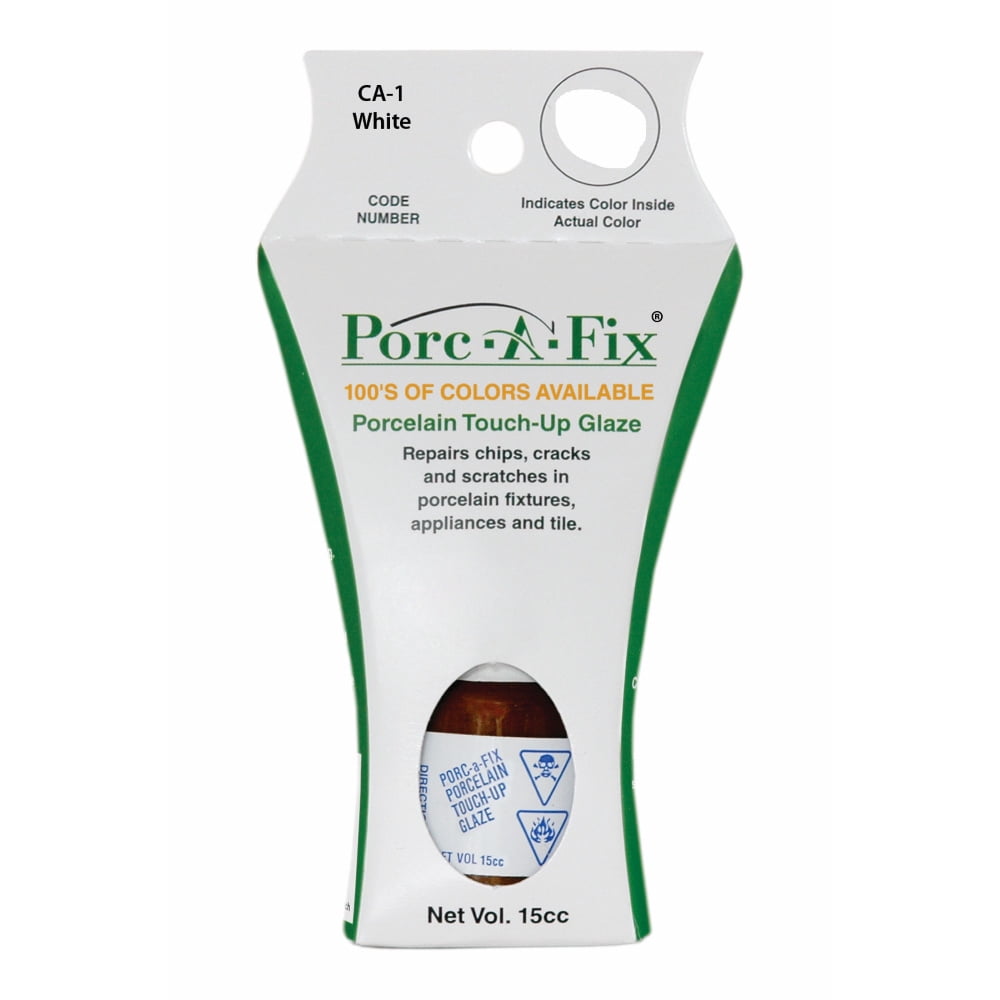 Porc-a-Fix Touch Up Repair Glaze - Crane - White - CA-1