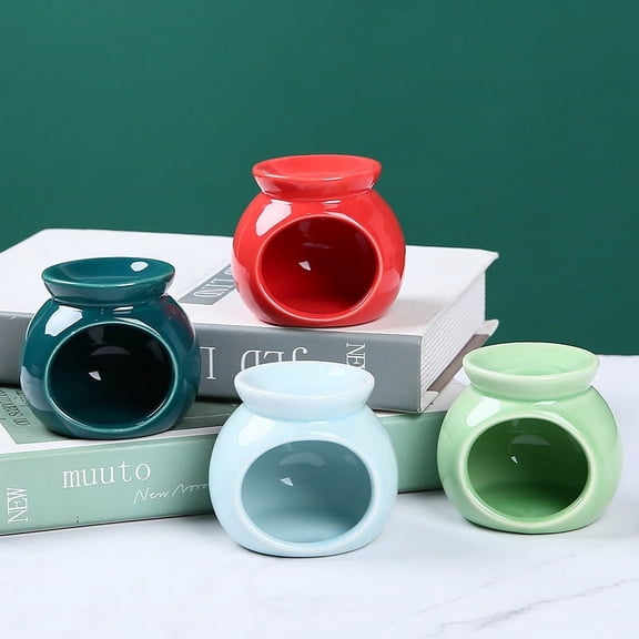Porcelain Aroma Burner Essential Oil Furance Mini Candle Holder Ceramic Crafts