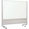 thumbnail image 1 of MooreCo DOC Mobile Partition & Display Panel-Porcelain-58"H X 94.5"W, 1 of 2