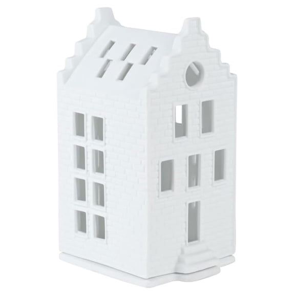 Porcelain Brick House 7.5 x 8 x 16 cm Candle Holder for Wedding Decoration