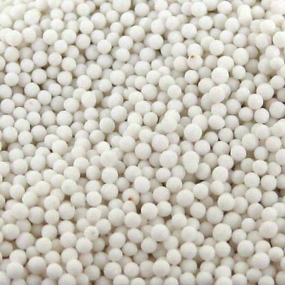 Porcelain Carrier, Porcelain Abrasive, 1mm Diam Ball Shaped Abrasive Tumbling Media