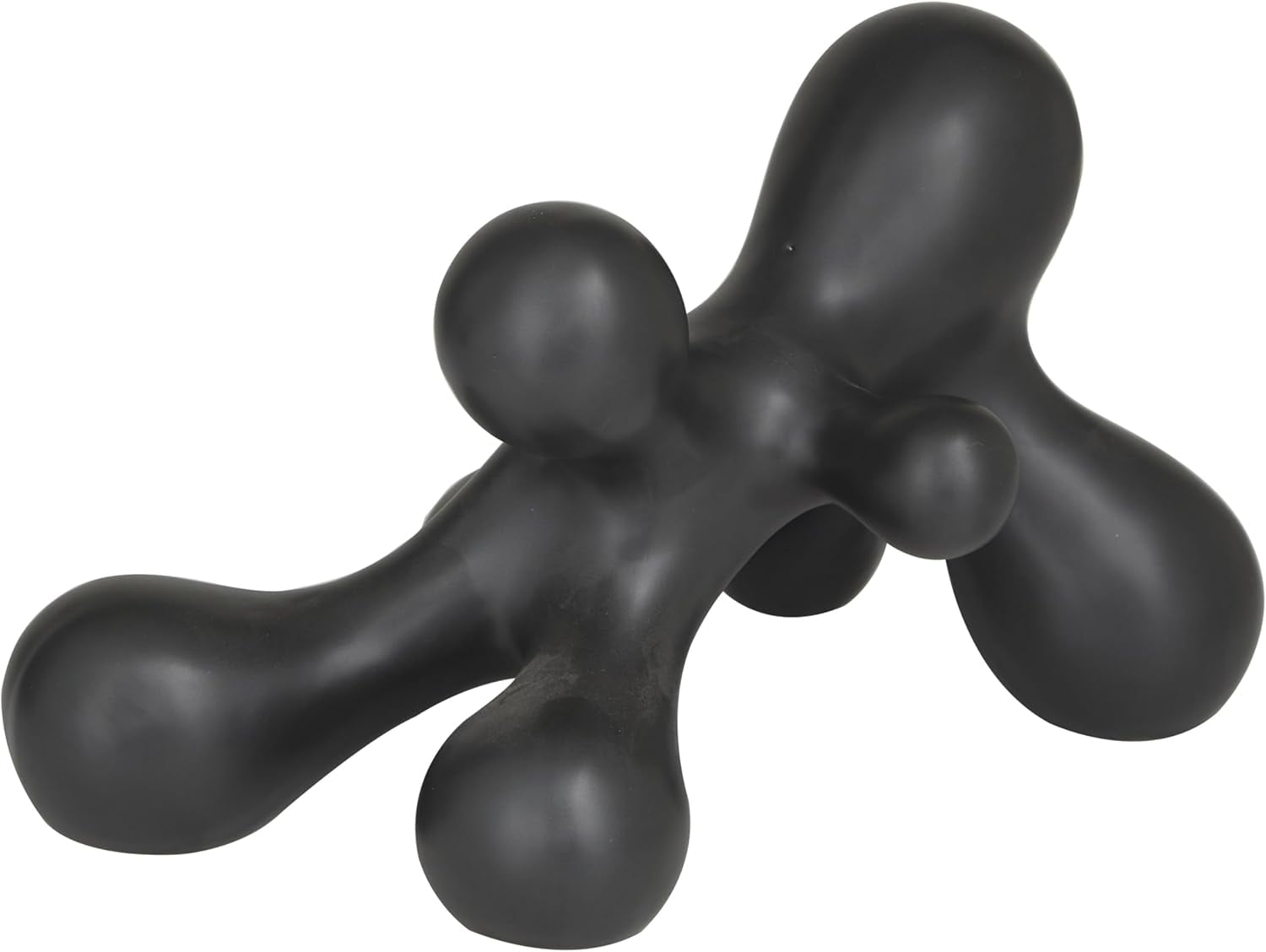 Black Porcelain Abstract Decorative Sculpture