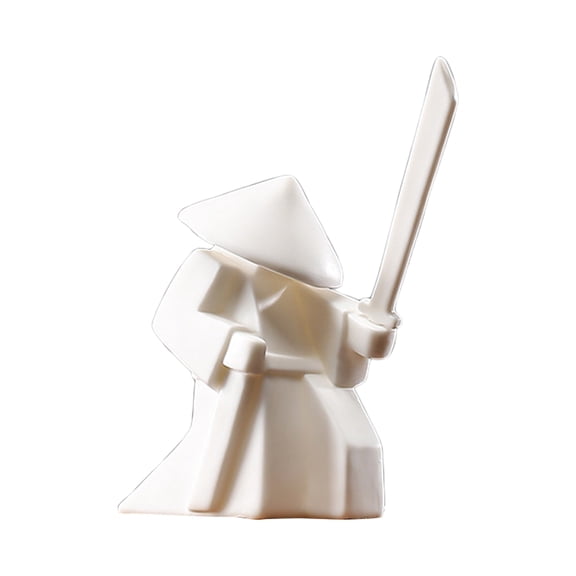 Porcelain Ceramics for Warrior Knight Statue Figure Model Incense for Burner Dec