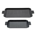 thumbnail image 1 of Porcelain Coated 2Pc Grill Topper Set with Small and Medium Sizes, 1 of 3