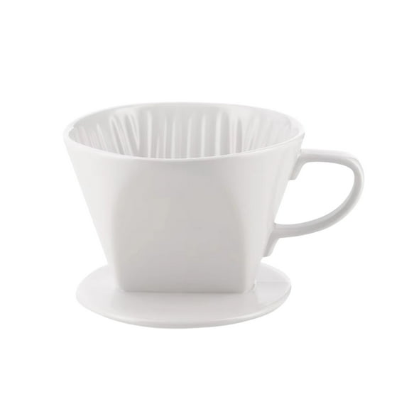Porcelain Coffee Dripper Funnel Ceramic Coffee Filter Cup Conical Hand Flushing Single Dripping Filter Cup Coffee Accessories