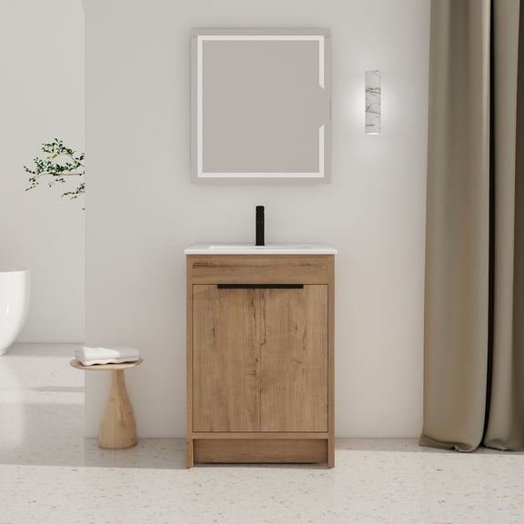 Porcelain Countertop with Overflow | Perfect Match for Cabinet Styling | Simple to Maintain