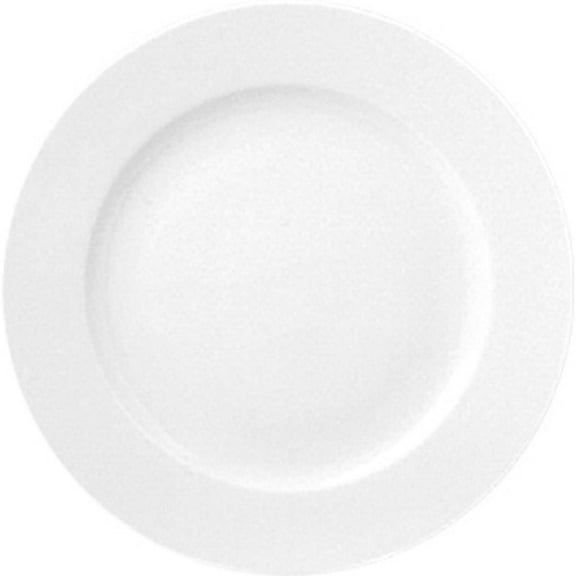 Porcelain Delta dia.6.25" Round White Porcelain Plate (Set of 4)