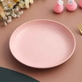 thumbnail image 1 of Dessert Plates, Small Appetizer Salad Plate, Kitchen Serving Flat Dishes for Snacks, Appetizer, Ice Cream, Fruit, Wedding Cake Plate (Pink,1Pack), 1 of 4