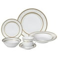 thumbnail image 1 of Porcelain  Dinnerware Set, 24 Piece Service for 4 by Lorren Home Trends: Amelia Design, 1 of 1
