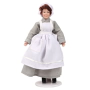 Porcelain Doll Porcelain Dolls Collectible Miniature Porcelain Doll Chef For Dollhouse #2