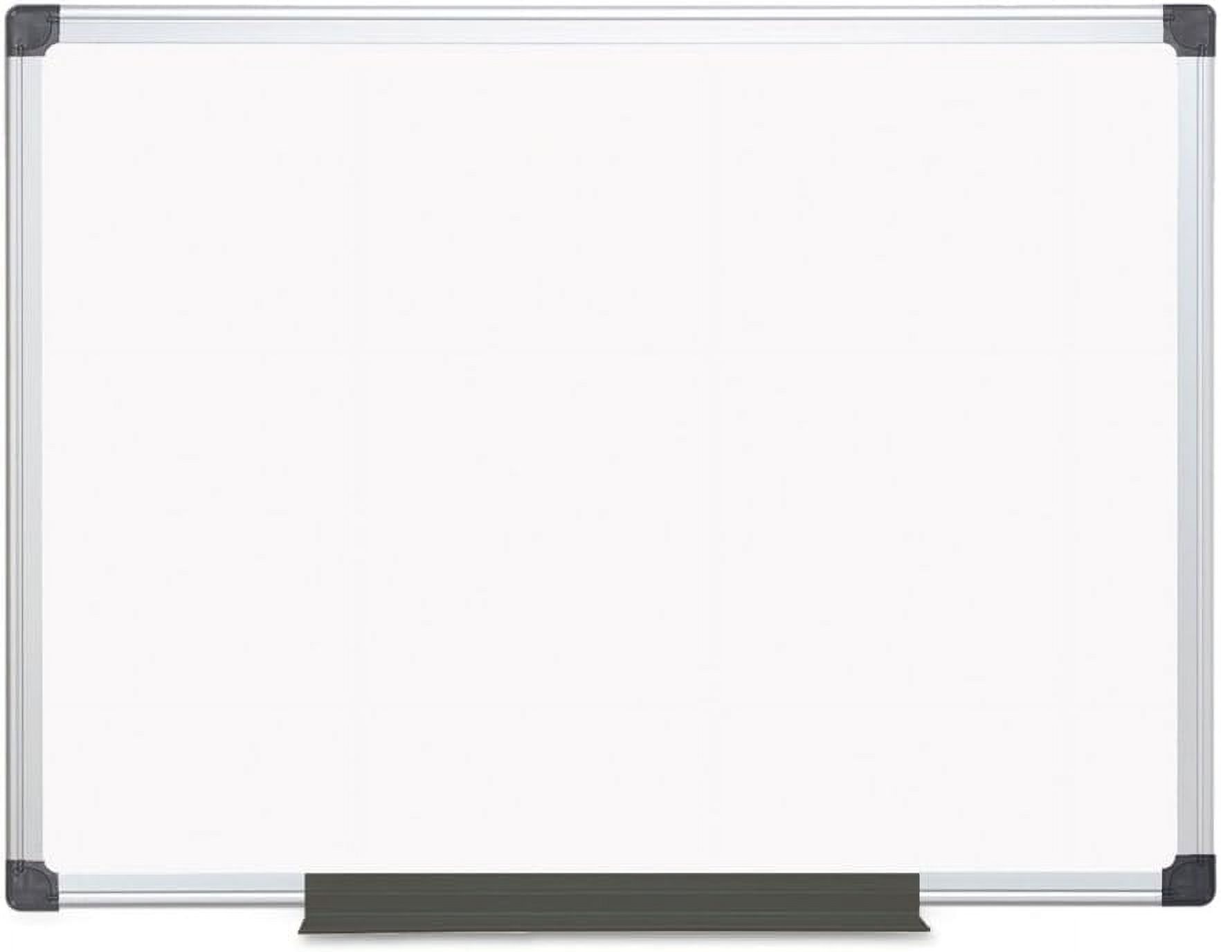 Porcelain Dry Erase White Board, White, 72 X
