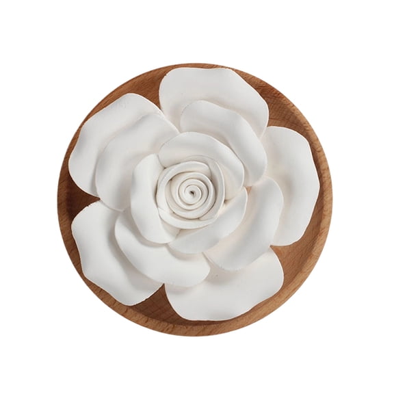 Porcelain Flower Aromatherapy Diffuser – Floral-Shaped Home Decor & Room Fragrance Dispenser – Ideal for Relaxing Spaces, Living Rooms, Bedrooms, Offices, and Spa Areas