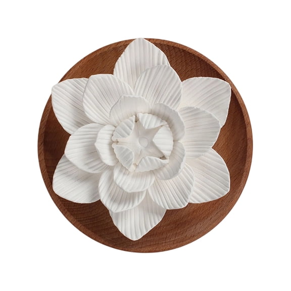 Porcelain Flower Aromatherapy Diffuser Handmade Rose Decorative Room Fragrance
