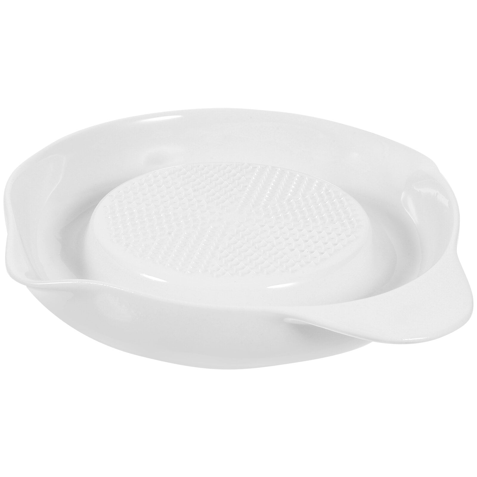 Porcelain Grater Plate Ceramic Baby Food Grinder Plate for Fruits