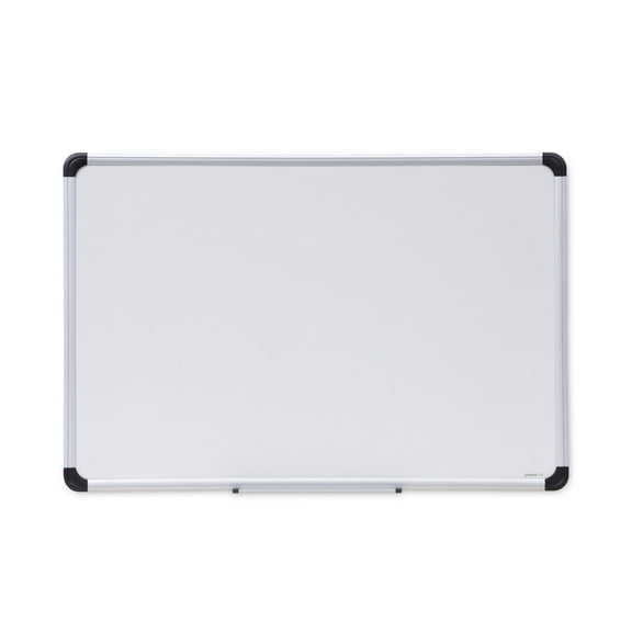 Universal Porcelain Magnetic Dry Erase Board, 24 x36, White -UNV43841