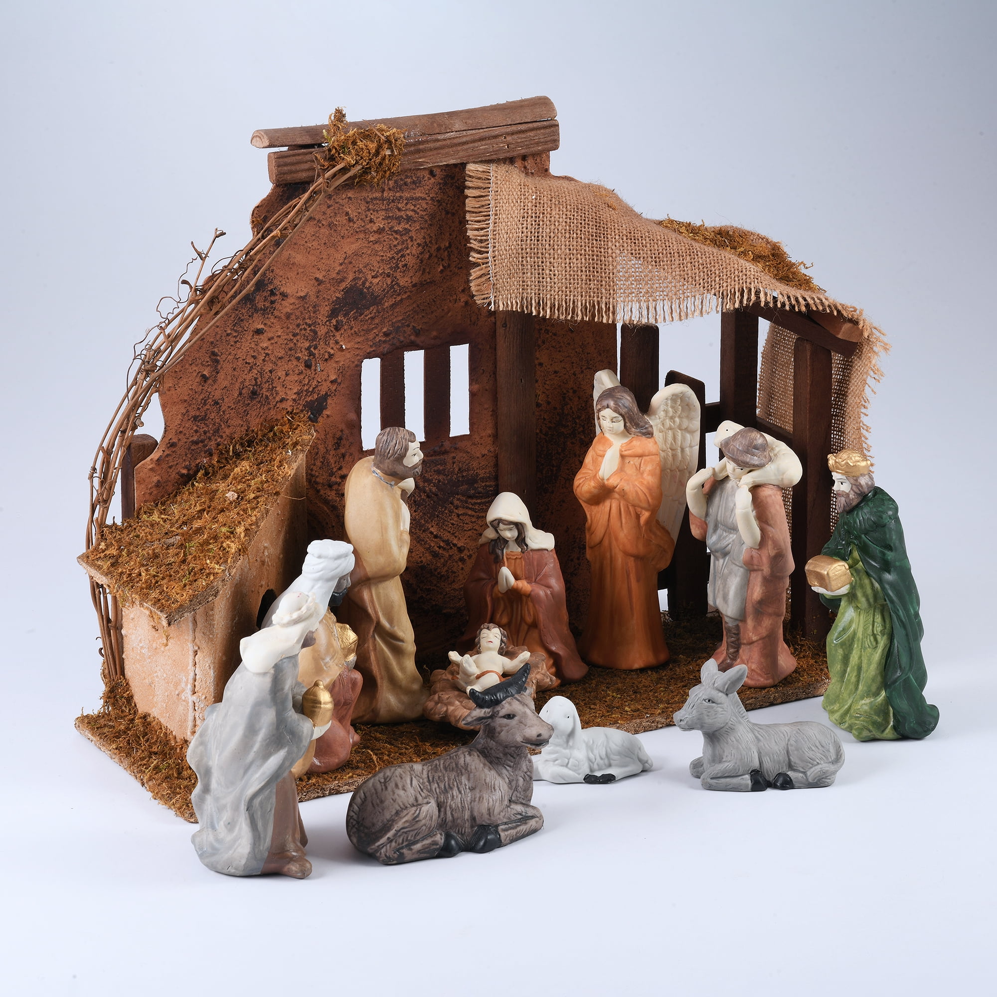 Porcelain nativity set deals