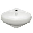 thumbnail image 1 of Porcelain Oval Wall Mounted Compact Sink, 1 of 1