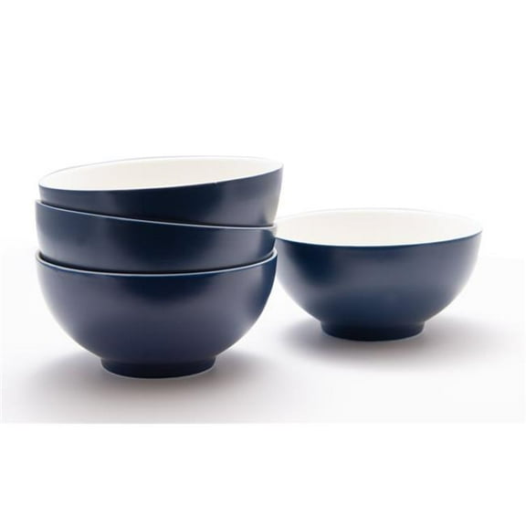 Porcelain Service for Four Bowl Set, Blue & White - 4 Piece