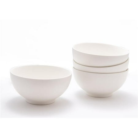 Porcelain Service for Four Bowl Set, White - 4 Piece