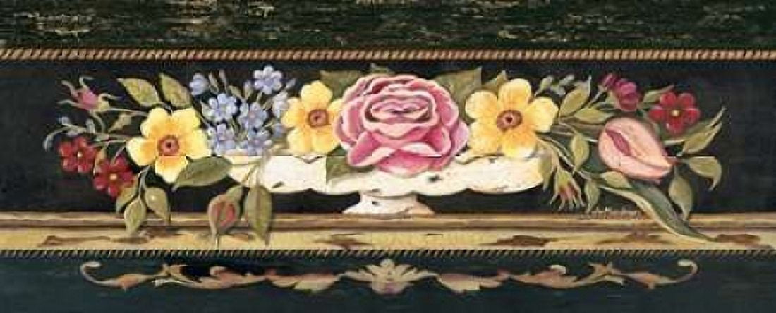 Porcelain Spray II Canvas Art - Jo Moulton (24 x 48)