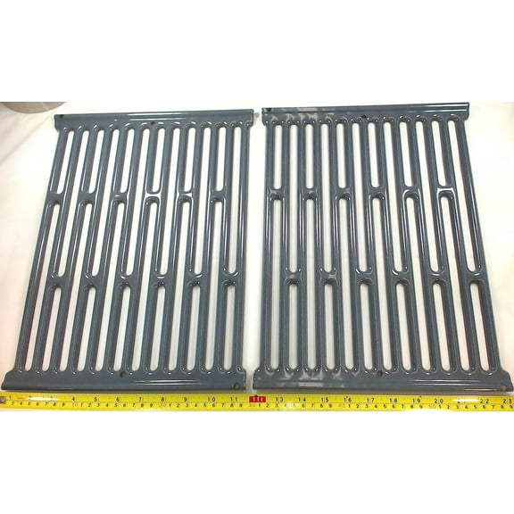 Porcelain Steel Cooking Grid for Weber Gas Grills, Set of 2, 58682