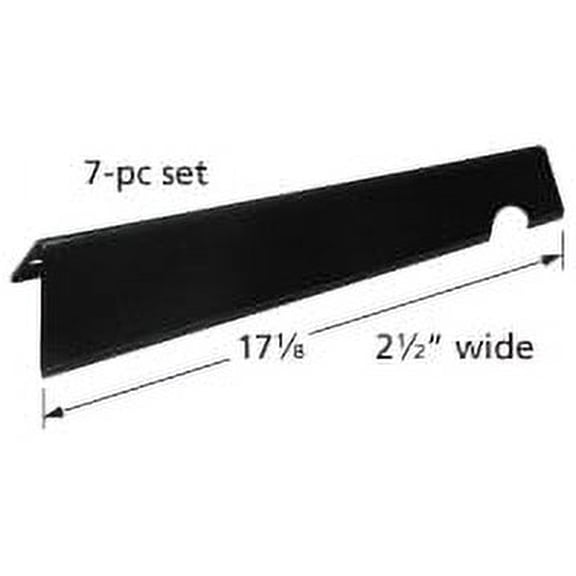 Porcelain Steel Heat Plates fits Weber Gas Grill Models, Set of 7, 90247