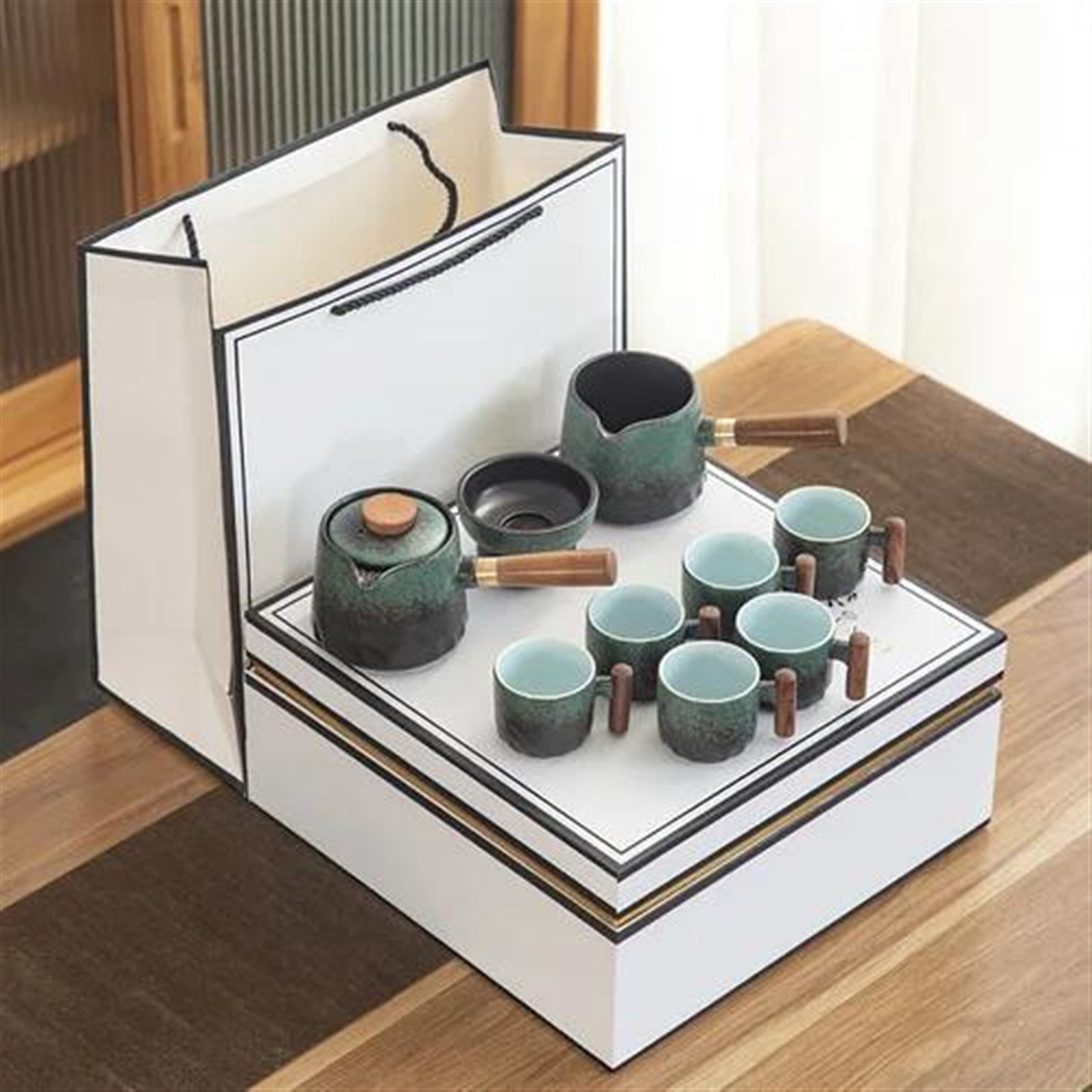 Cookspire Tea Set Porcelain Tea Ceremony Teapot And Cup Set Chinese Kung Fu Tea Set ...