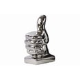 thumbnail image 1 of Porcelain Thumbs Up Sculpture On Base, Chrome Silver, 1 of 2