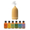 thumbnail image 1 of Porcelain Ultrasonic Aromatherapy Essential Oil Diffuser With Essential Oils, 1 of 3