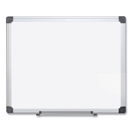 MasterVision Porcelain Value 48 in. x 96 in. Value Dry Erase Board - Aluminum Frame/White