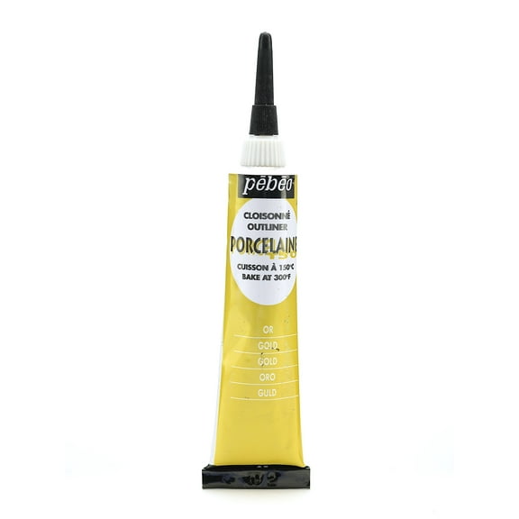 Porcelaine 150 China Paint Outliners gold, 20 ml (pack of 3)