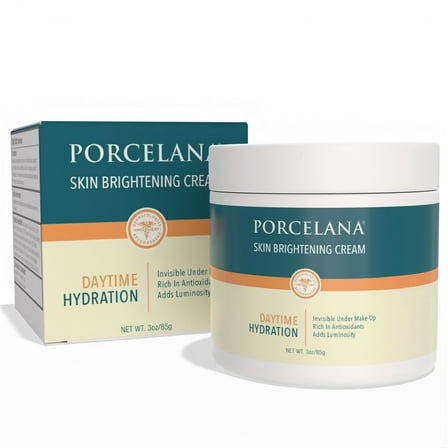 Porcelana Daytime Hydration Cream For Face & Body - Helps Reduce Dark Spots & Evens Skin Tone - For Sun & Age Spots, Acne Scarring & Discoloration