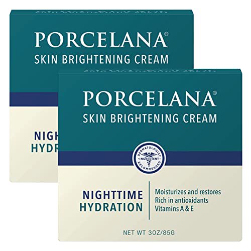 Porcelana Nighttime Hydration Cream Updated Formula Fades Dark Spots & Evens Skin Tone For